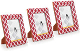 Fotorahmen - Criss-Cross-Design aus Holz