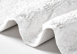 Badematten – 2er-Set – Diamant-Design – rutschfester Mikrofaser-Plüsch, weich