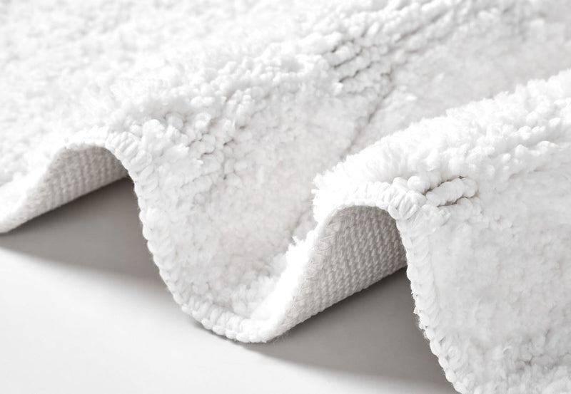 Badematten – 2er-Set – Diamant-Design – rutschfester Mikrofaser-Plüsch, weich