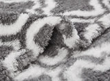 Printed Sherpa Blanket - Ultra Soft Warm & Fluffy - Size -  Double