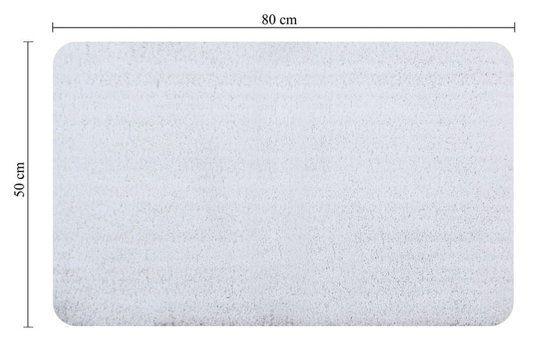 Set of 2 - Non Slip Microfiber Bath Mat - 40x60 cm - 2000 GSM
