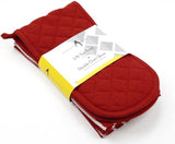 Oven Glove & Kitchen Tea Towels - Set of 3