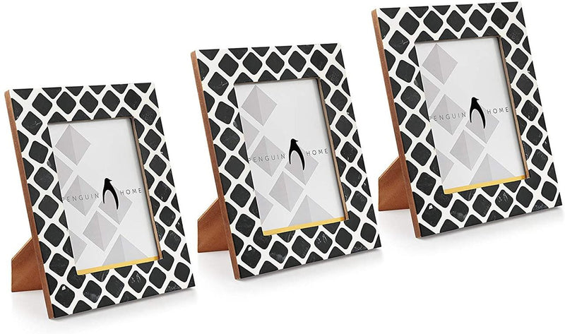Fotorahmen - Criss-Cross-Design aus Holz