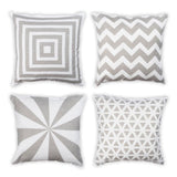 Pack of 4 Tessellated Double Sided Cushion Covers