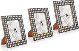 Fotorahmen - Polka Dot Design aus Holz