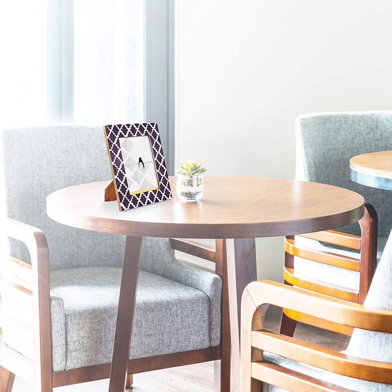 Fotorahmen - Criss-Cross-Design aus Holz