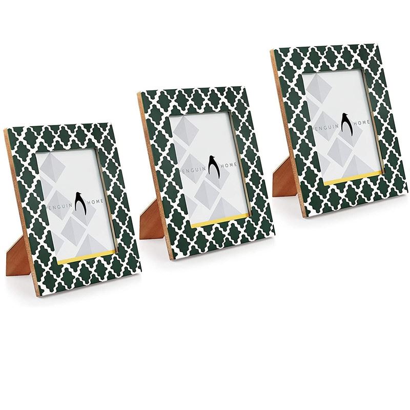 Fotorahmen - Criss-Cross-Design aus Holz