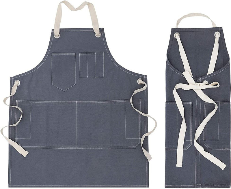 Denim Kitchen Apron - Stone Washed Cotton - 80 x 70 cm