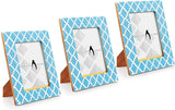 Fotorahmen - Criss-Cross-Design aus Holz