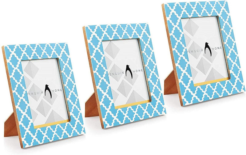 Fotorahmen - Criss-Cross-Design aus Holz