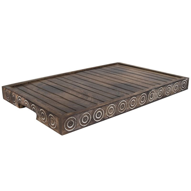 Breakfast Bed Tray - Foldable & Sturdy Mango Wood
