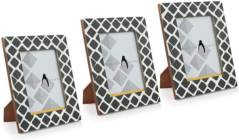 Photo Frame - Diamond Design Wooden