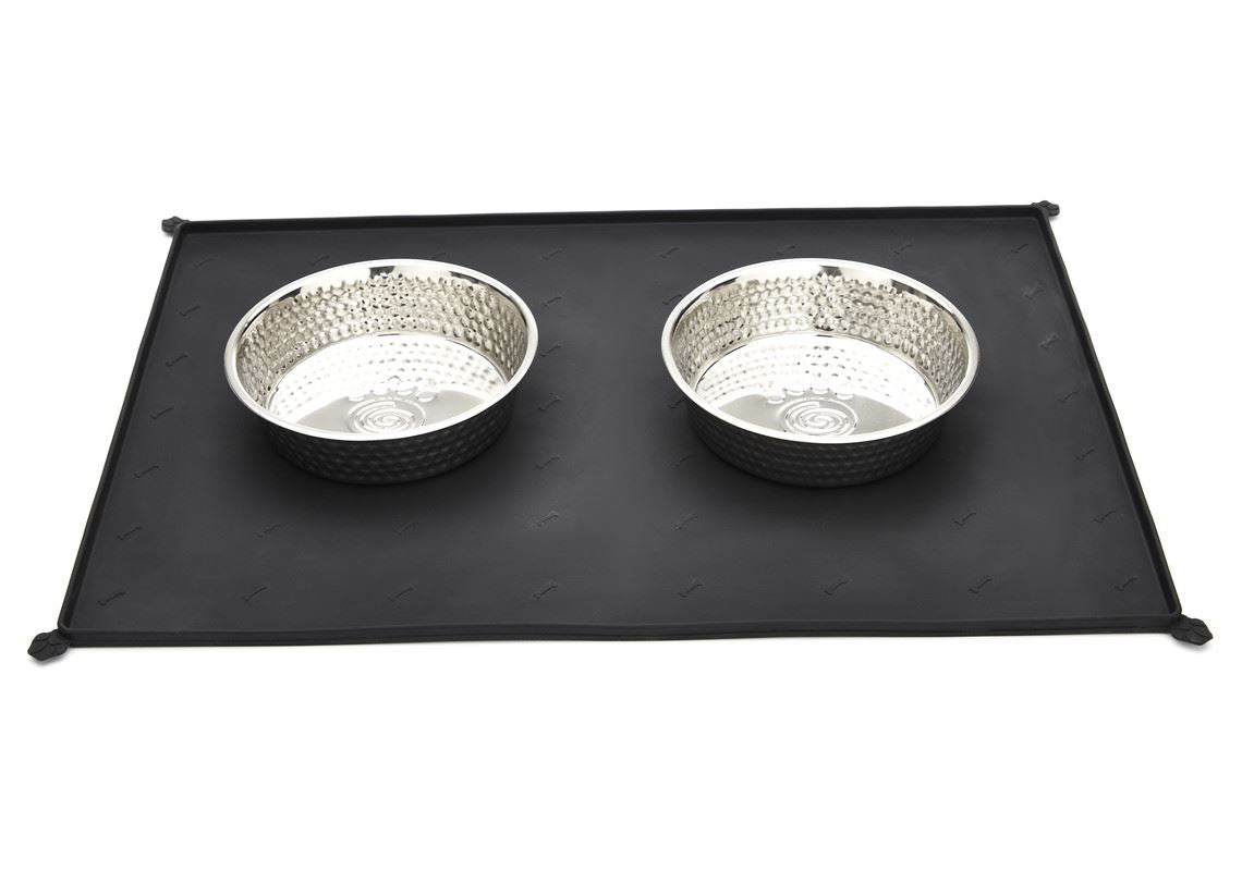 Black / Mat-53x37 cm & Bowl-700 ml