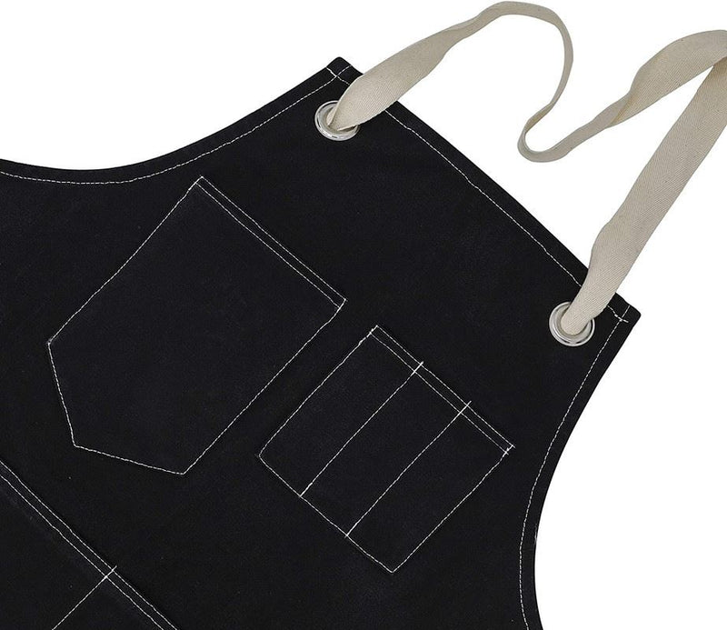 Denim Kitchen Apron - Stone Washed Cotton - 80 x 70 cm