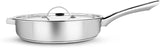Stainless Steel Saute Pans with Glass Lid