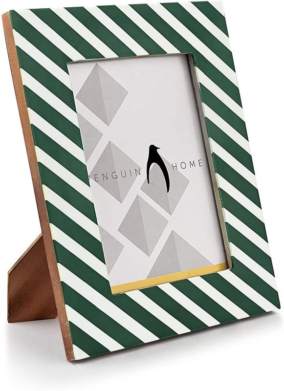 Fotorahmen - Gestreiftes Design aus Holz
