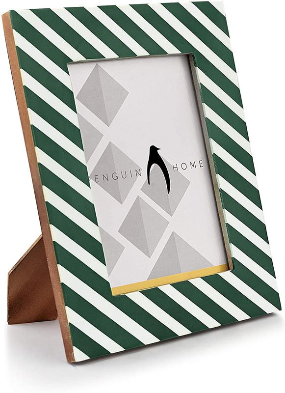 Photo Frame - Striped Design Wooden