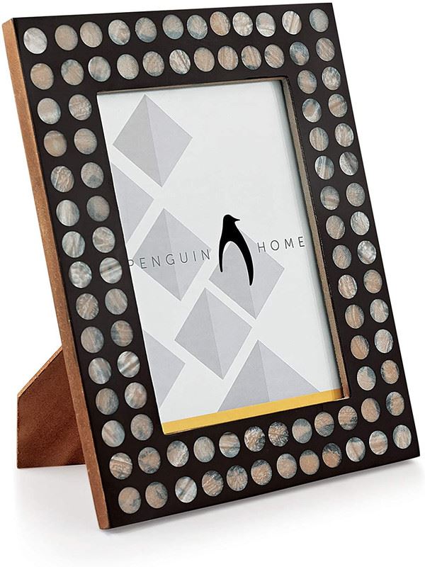 Fotorahmen - Polka Dot Design aus Holz