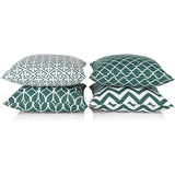 Set of 4 Double Sided Cushion Covers