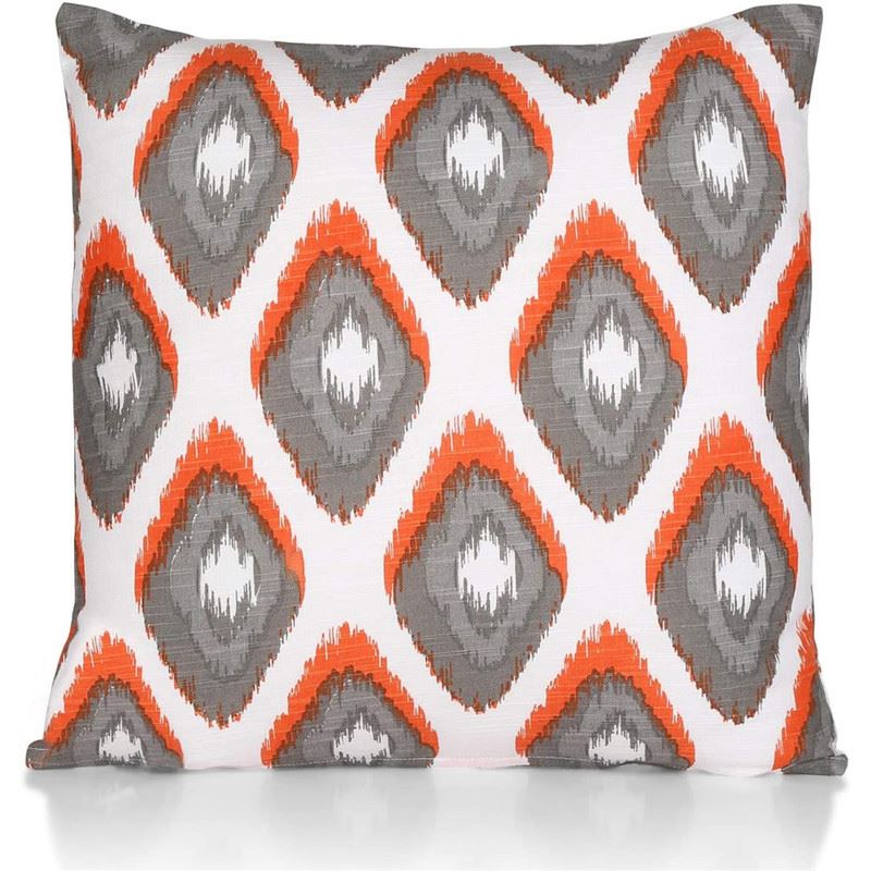 Pack of 4 Ikat Printed Double Sided Cushion Covers