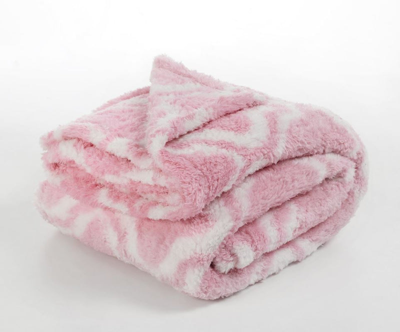 Printed Sherpa Blanket - Ultra Soft Warm & Fluffy