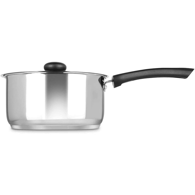 Stainless Steel Sauce Pan with Glass Lid