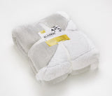 Reversible Blanket - Sherpa Flannel - Microfiber Ultra Soft - Size - Twin, Queen & King