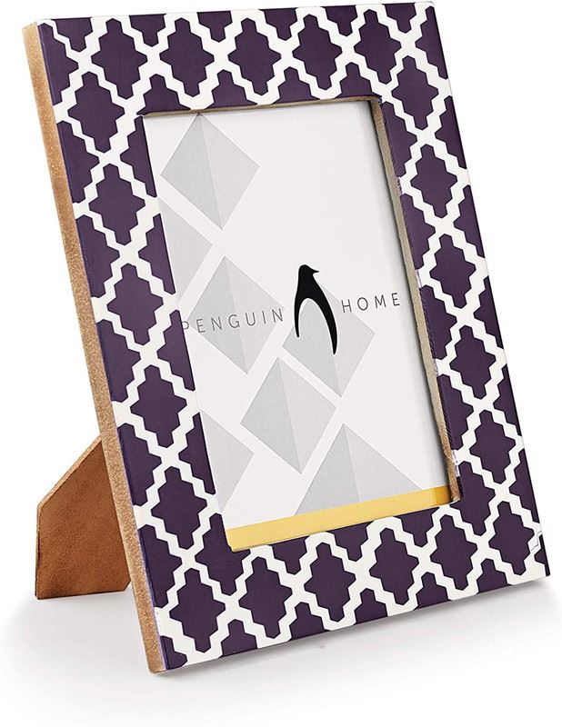 Fotorahmen - Criss-Cross-Design aus Holz