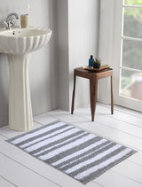 Reversible Bath Mat - Non Slip Microfibre Tufted