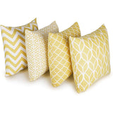 Set of 4 Double Sided Cushion Covers