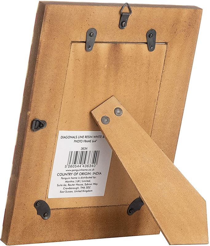 Fotorahmen - Gestreiftes Design aus Holz