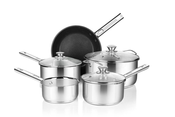 Stainless Steel Cookware Set - Induction Safe