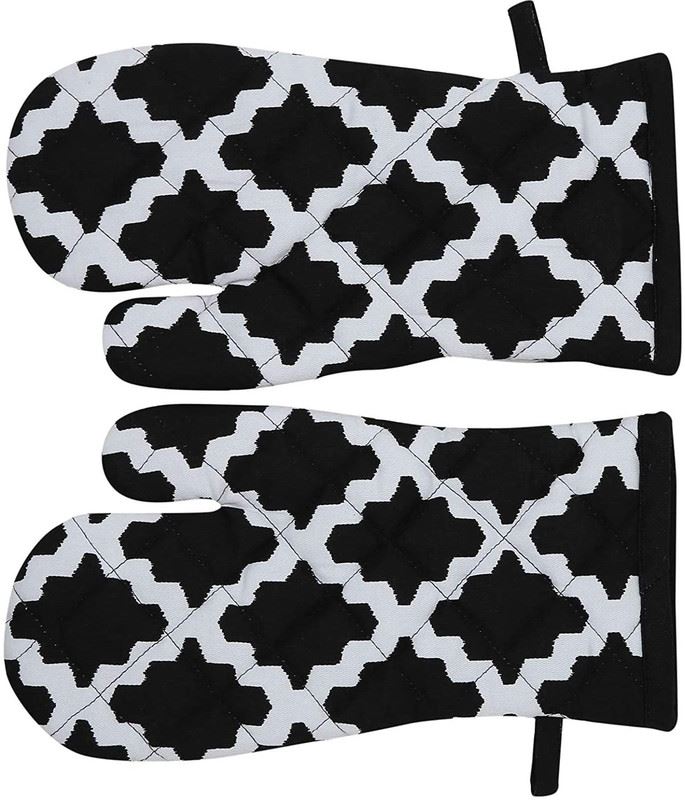 Heat Resistant Oven Mitts Set