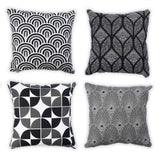 Pack of 4 Tessellated Cotton Cushion Cover