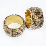 Napkin Rings - Handcrafted Glass Beaded