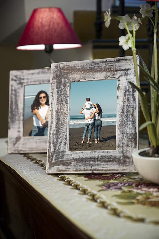 Photo Frame - White Wash Finish