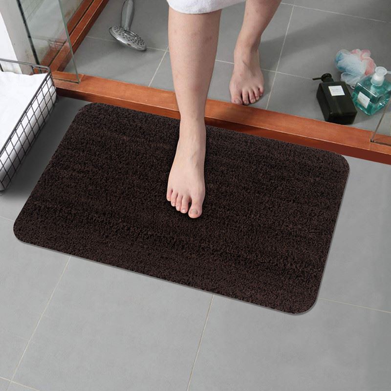Set of 2 - Non Slip Microfiber Bath Mat - 40x60 cm - 2000 GSM