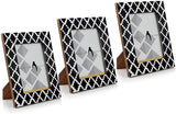 Fotorahmen - Criss-Cross-Design aus Holz