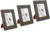 Fotorahmen - Polka Dot Design aus Holz