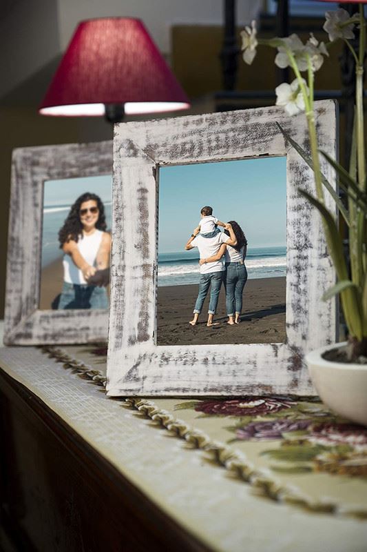 Photo Frame - White Wash Finish