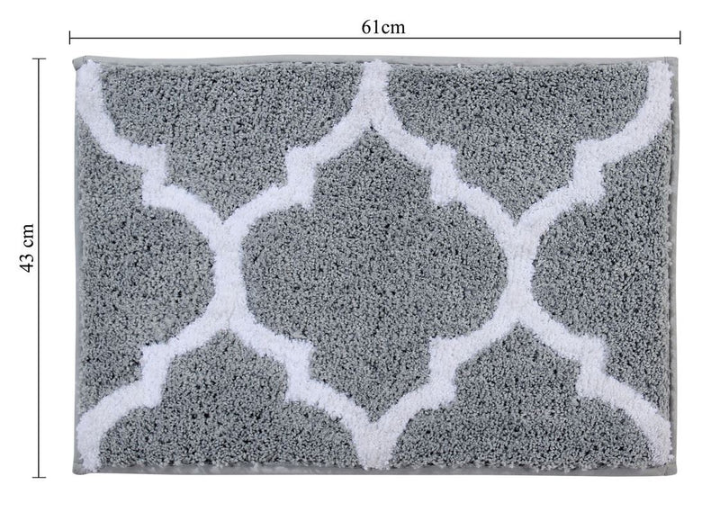 Reversible Bath Mat - Non Slip Microfibre Tufted