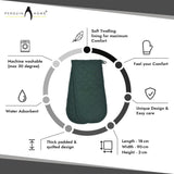 Oven Glove & Kitchen Tea Towels - Set of 3