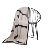 Pet Design Throw Blanket - Pure Cotton Knitted
