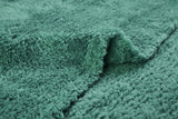 Solid Sherpa Blanket - Ultra Soft Warm & Fluffy - Size - Double