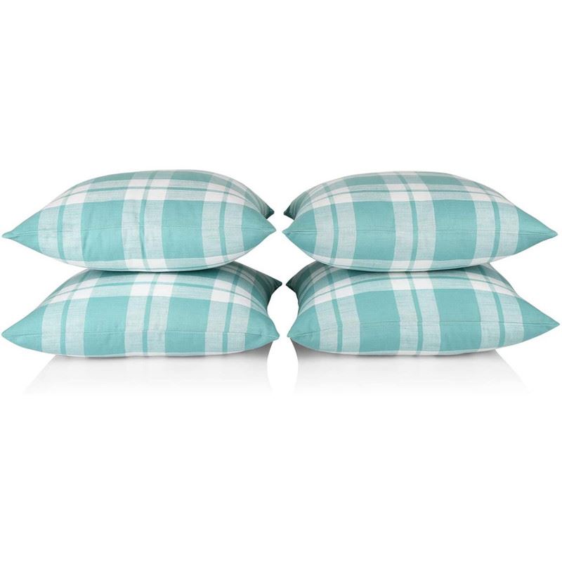 Madras Check Double Sided Cushion Covers