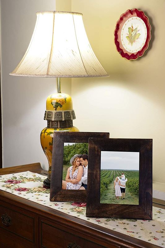 Photo Frame - Burnt Wood Finish