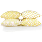 Set of 4 Double Sided Cushion Covers