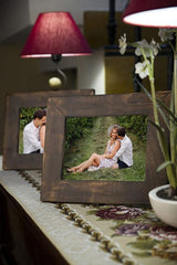 Photo Frame - Burnt Wood Finish