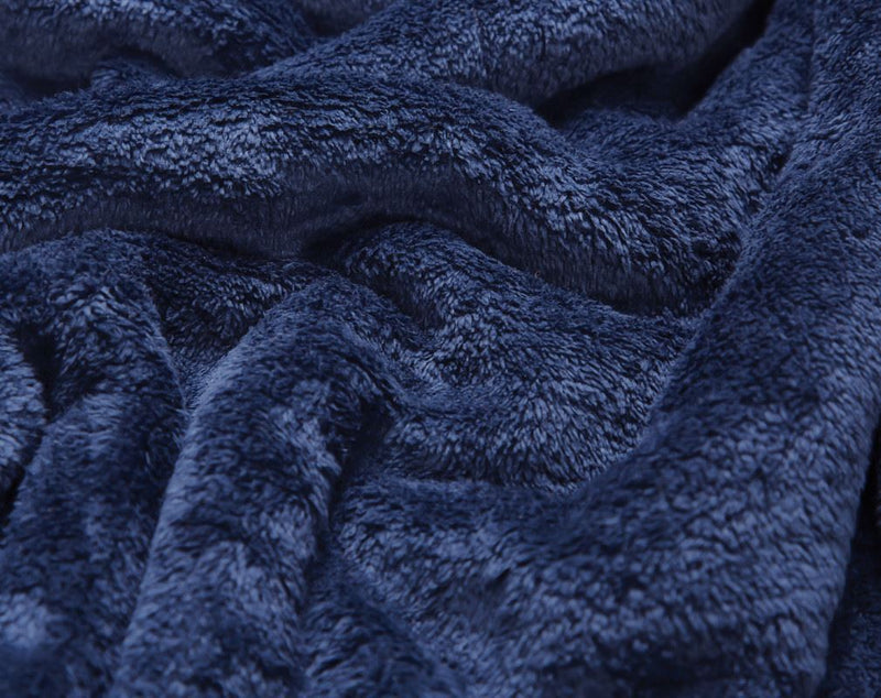 Reversible Blanket - Sherpa Flannel - Microfiber Ultra Soft - Size - Twin, Queen & King