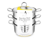 Penguin_Home_3_Tier_Stainless_Steel_Food_Steamer_Pan_Set_Induction_Safe